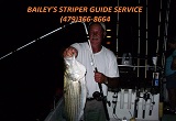 Striper fishing guide service